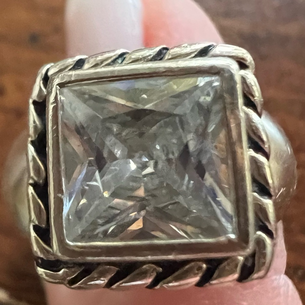 Silpada silver ring size 7 - Picture 2 of 5